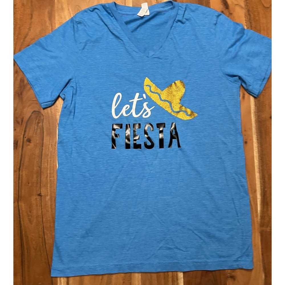 Bella+Canvas Let's Fiesta Mexican Festival Shirt
